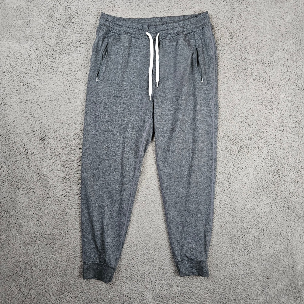 Vuori Performance Jogger Pants Charcoal Heather Gray Womens Slim Fit Activewear